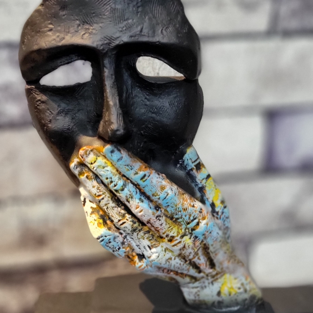 Handmade faces for Home decor.